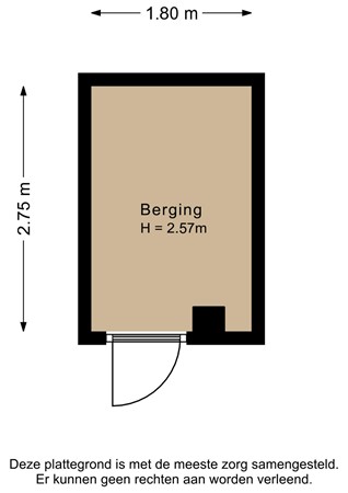 Floorplan - Hudsonstraat 173, 3025 CE Rotterdam